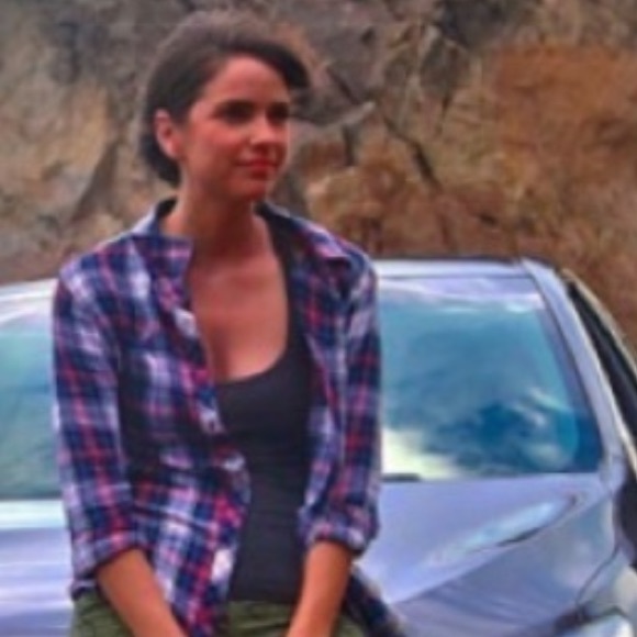 RAILS Hunter long sleeve plaid shirt Malia Tate Teenwolf Sz S - Picture 3 of 15